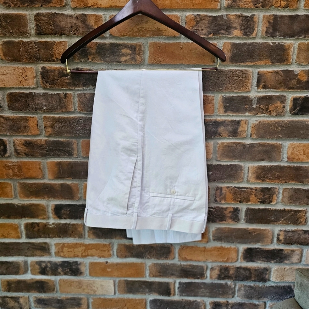 Mens white dress pants
